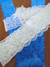 Lace Trim, Ribbon bundle,blue