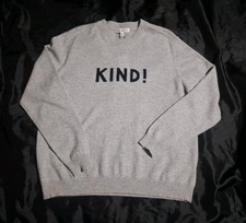 *MARKS & SPENCER* BELLA FREUD 100% Cashmere Light Grey KIND! jumper Size L NEW