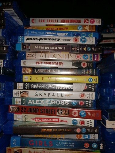 Blu ray dvd mostly sealed - blu,