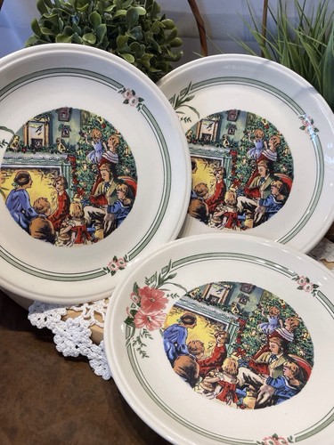 Christmas sandwich side plates - christmas,