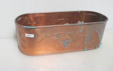 Copper Trough Tub Planter Plant Pot Old Urn Classic Car made in England 12.5"L