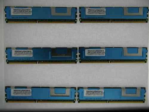 24gb 6x4gb memory pc2 - 24gb, ecc