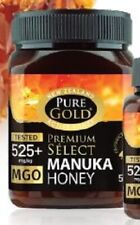 Pure Gold New Zealand Active Manuka Honey 525+ 500g BBE 03/2027