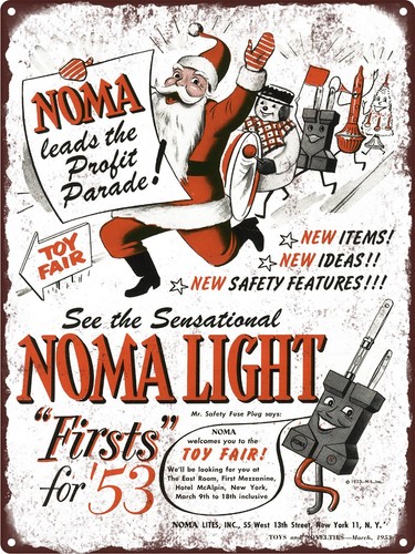 1953 noma christmas tree - christmas,
