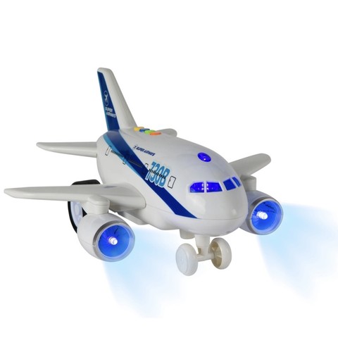 Airplane with lights and - airplane,