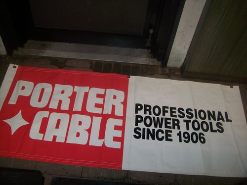 Porter cable hanging banner - cable,