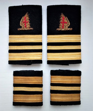 Epaulettes Merchant Navy  (Shipping Line) First Officer. Soft fixing.