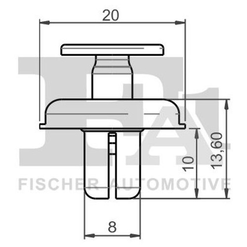 Fits fischer 20002 clip - fits,