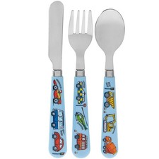 Vehicles Cutlery Set 3 Piece