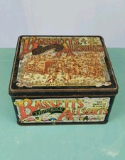 Vintage Bassetts Liquorice Allsorts Tin Box 1992 Confectionary Sweets