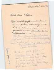 Blank Posted German Postcard/Postkarte with Deutsche Bundespost Postage Stamps