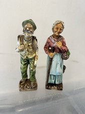 rare vintage old man and lady