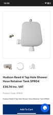 Hudson Reed 4 Tap Hole Hose Retainer C/W drain SPR04