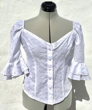 Spanish White Cotton Broderie