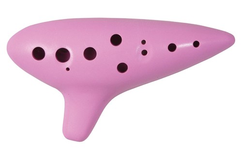 Hole pink ocarina atlas - pink, by