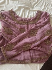 Stitched Pleated Saree - With