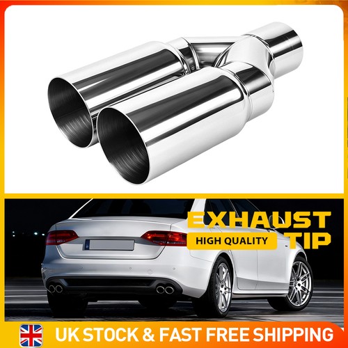 Twin exhaust tailpipe tip - twin,