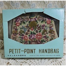 Vintage Petit Point Floral