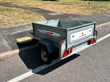 Erde 102 Trailer with Cover, Spare Wheel and Anti-Ponding Bar