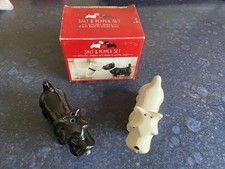 Scotty Dog Cruet Set With Original Box.