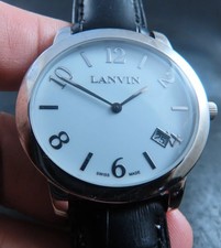 Lanvin Quartz Watch Mens Swiss