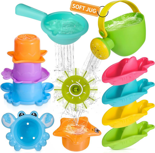 Baby bath toys for 3 - baby,