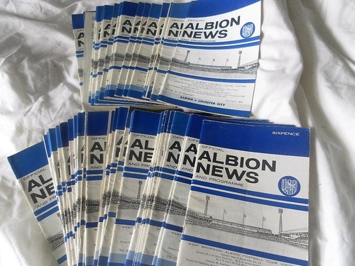 Wba west brom home programmes - brom,