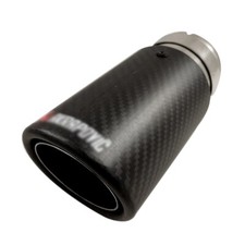 Car Exhaust Tip Trim Pipe Tail Carbon Fiber For Nissan Navara Murano Pathfinder