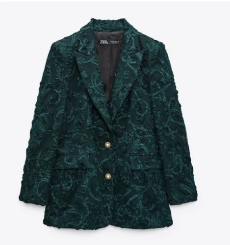 Zara tailored textured blazer