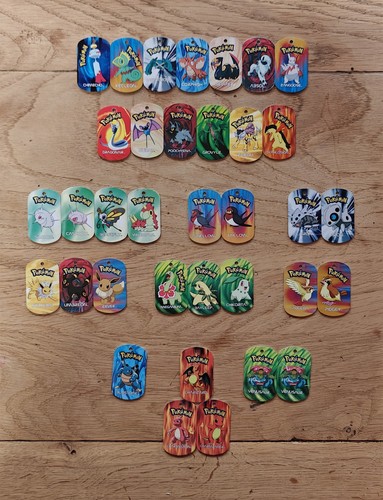 Pokemon metal tags 2006 35 - pokemon,
