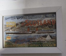 Original Framed Advert For