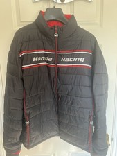 Honda Racing Padded Jacket Men's Size 3XL 52” Chest Black With Red Lining