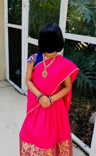 Indian half saree for 6 - indian,