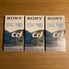3 x Sony CD 180 Minute 3 Hour