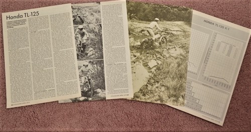 1974 honda tl125 - tl125, 6pg