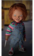 Chucky Mezco Toys Evil Face 15" inch Talking Doll Horror Mega Scale Boxed RARE