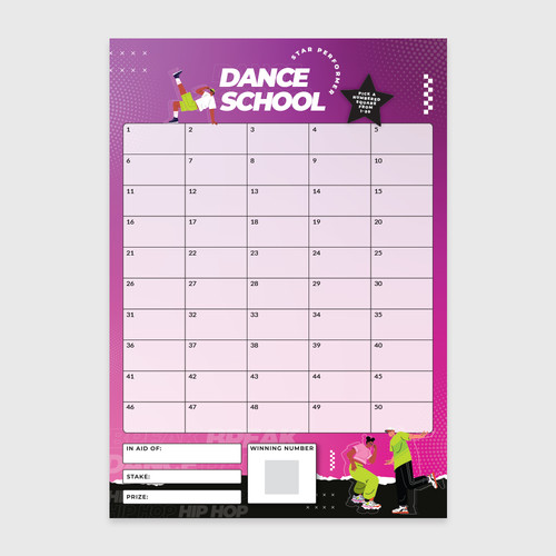 Fundraising scratch cards - a5,