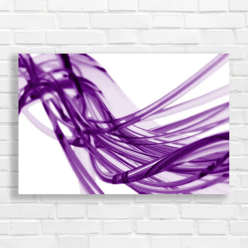 Abstract wire flow purple - flow,