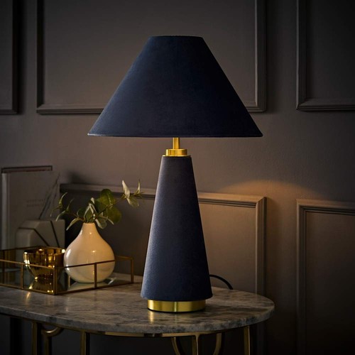 Velvet table lamp - table,