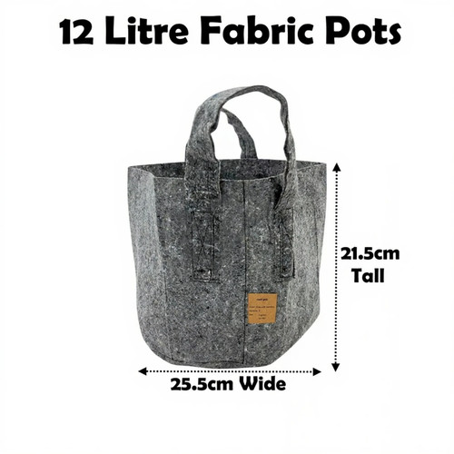 Litre fabric pot grow bag - grow,