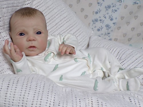 Reborn baby boy doll mayven - boy, ~
