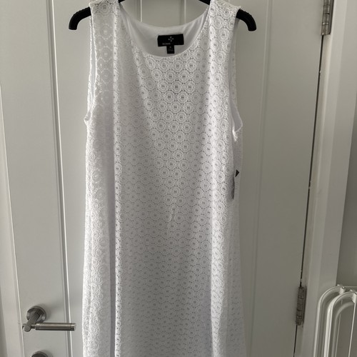 Ronni nicole white dress size - nicole,