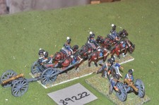 28mm napoleonic / british - horse gun & limber - (89222)