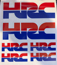 HRC motorcycle Racing Decal