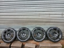 AUDI A4 B8 MK4 2012 ALLOY WHEELS SET 19 INCH 245/35/19 8.5JX19 ET45 STAGGERED
