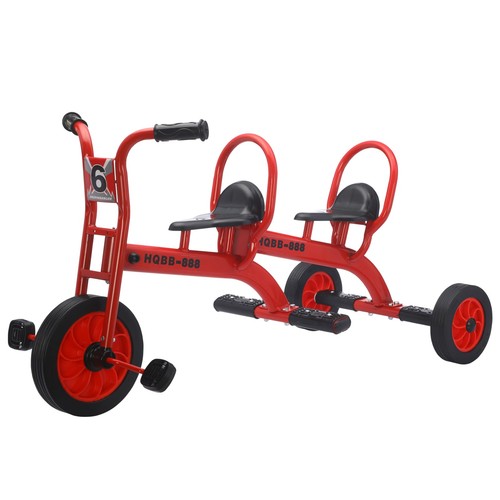 Kids tricycle double - double, seat