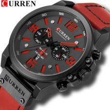 CURREN Men Leather Watch