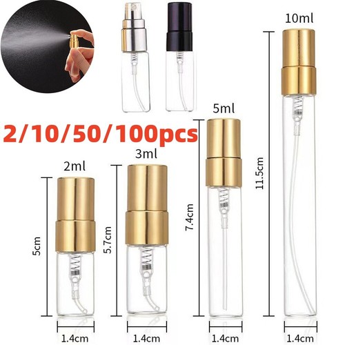 100x 5 10ml glass - 2/3/5/10ml,