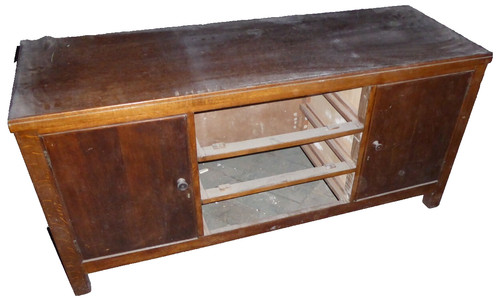 Vintage wooden sideboard - vintage,