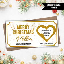 Personalised Olly Murs Surprise Christmas Scratch To Reveal Ticket